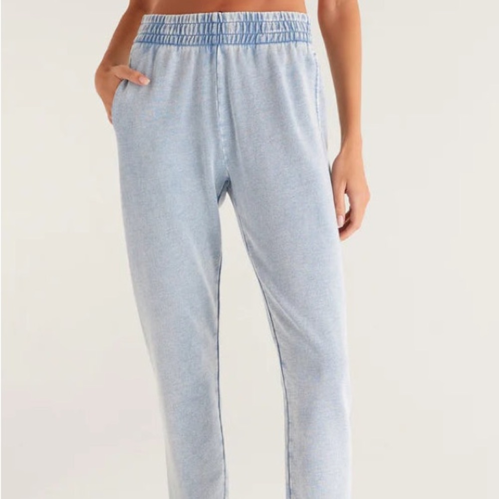Knit Denim Jogger